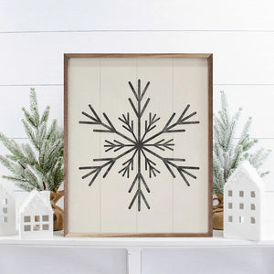 Modern Snowflake I Wall Art