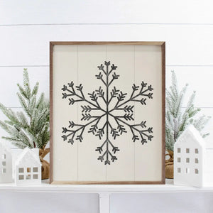 Modern Snowflake III Wall Art
