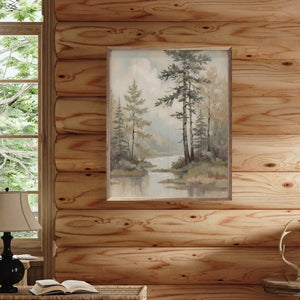 River Through The Pines Wall Art