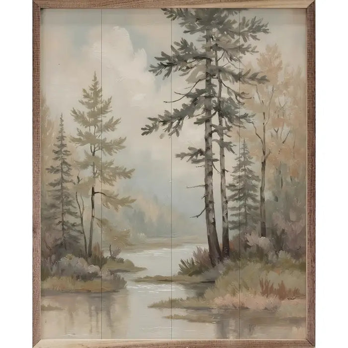 River Through The Pines Wall Art