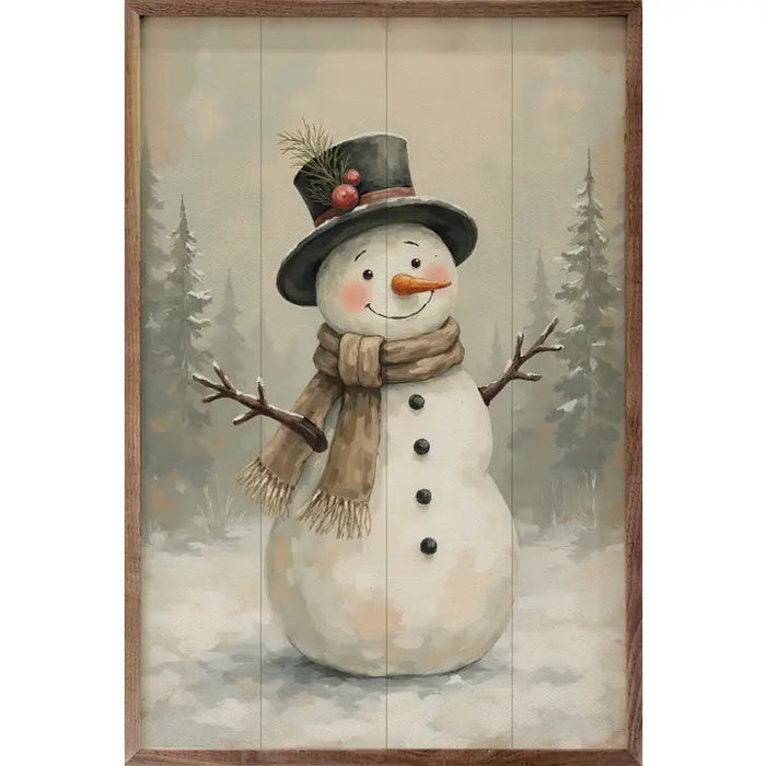 Snowman Wall Art