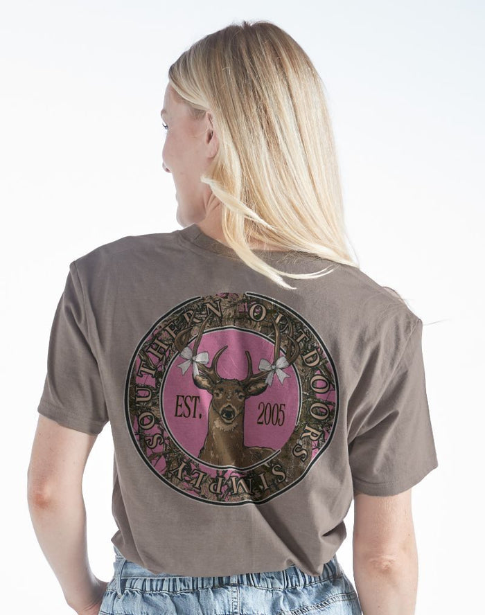 Simply Southern Tee - Deer Desert Heather