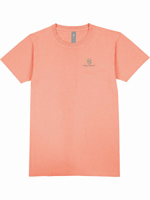 Simply Southern Tee - Frog Peach