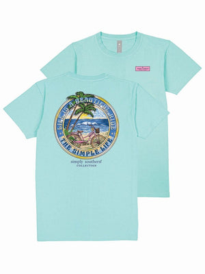 Simply Southern Tee - Simple Aqua