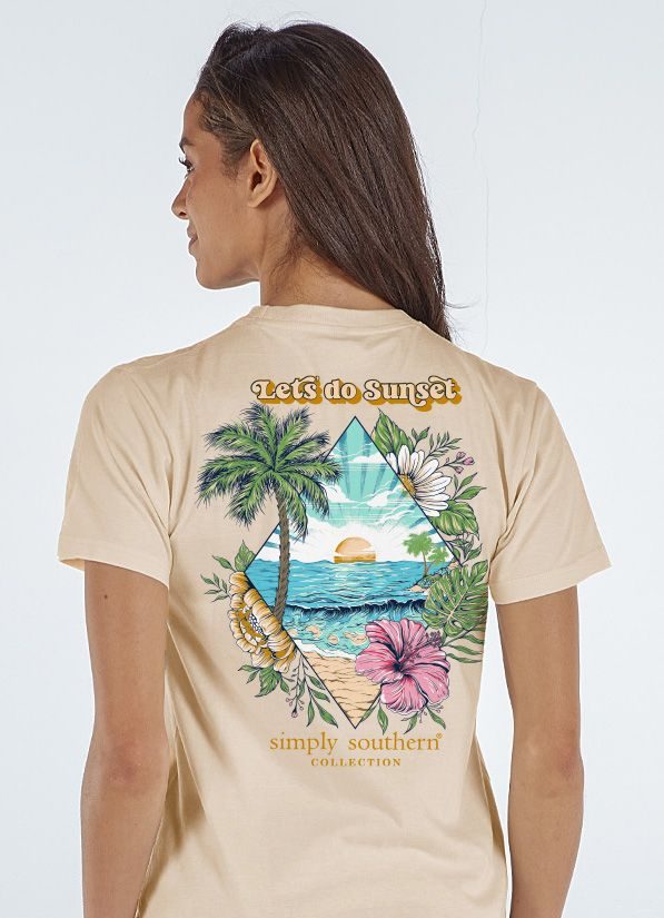 Simply Southern Tee - Sunset Sun