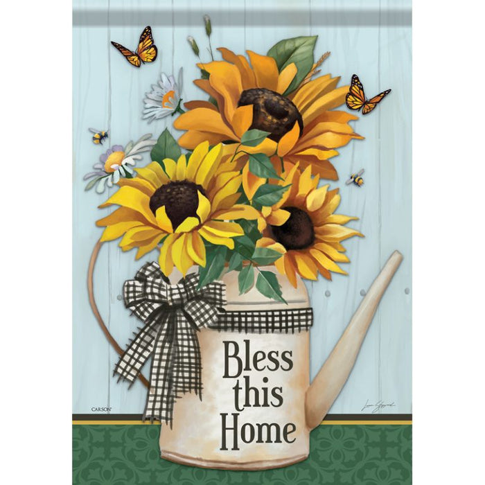 Standard Flag - Sunflower Watering Can