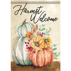 Standard Flag - Pumpkin Watercolor