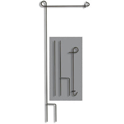 3 Piece Garden Flag Stake