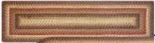 22x72 Braided Rug Runner-Gingerbread