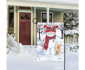 Garden Flag - Snow Cat