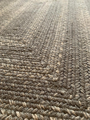 Braided Rug HS 4x6 Rectangle - Grey Cloud