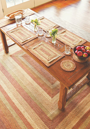 Braided Rug HS 4x6 Rectangle - Harvest
