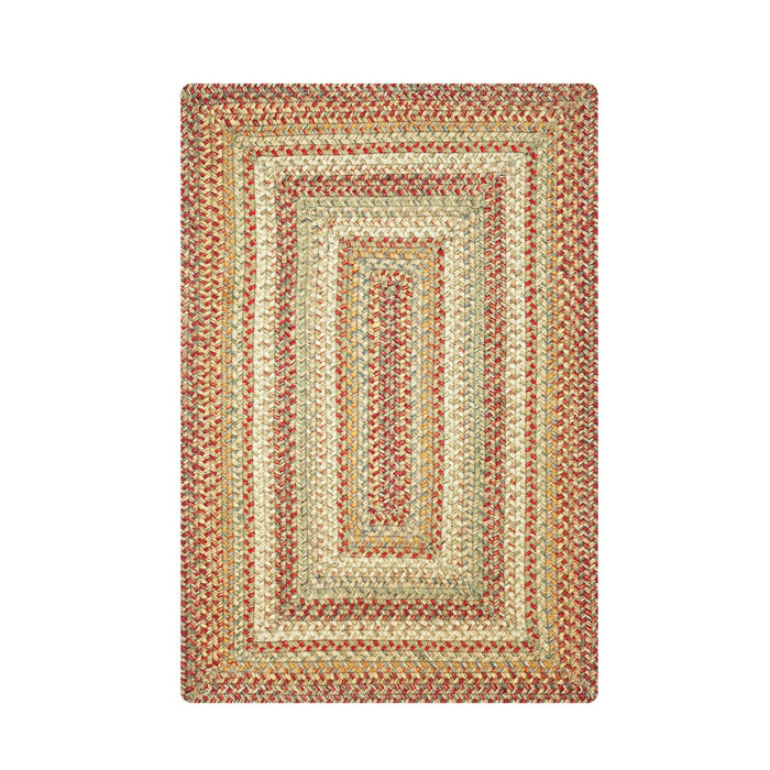 Braided Rug HS 4x6 Rectangle - Harvest