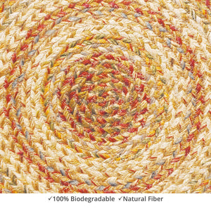 Braided Trivet HS 15" - Harvest