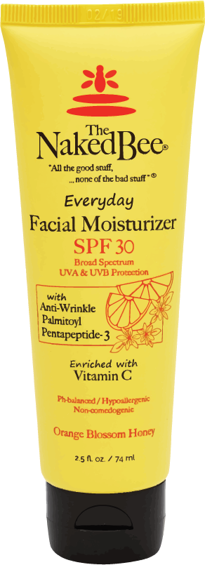 Naked Bee 2.5oz Facial Moisturizer-Orange Blossom Honey