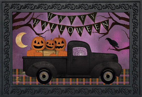 Mat Insert - Halloween Truck